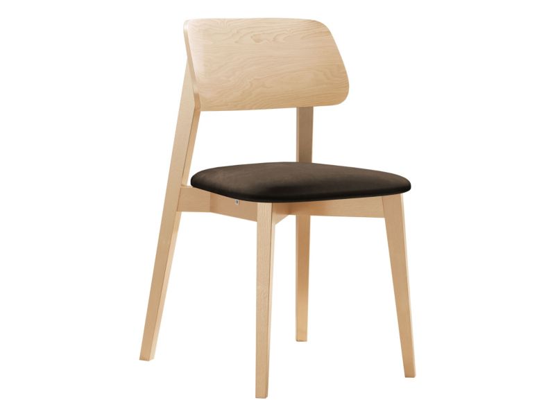 Krzesło MIRJAN 24 tapicerowane KT63 buk/ciemny 1 szt.