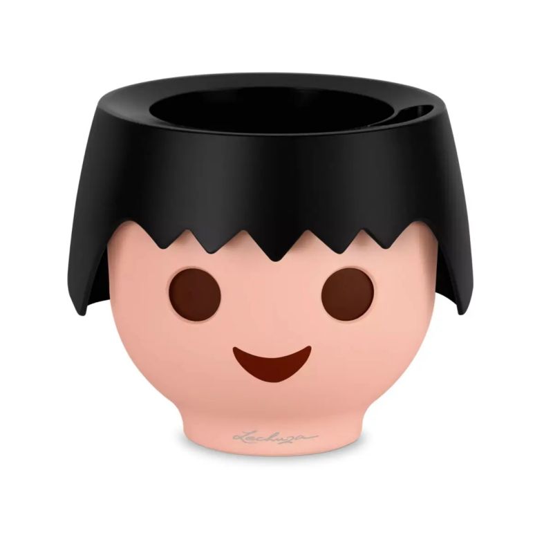 Doniczka Lechuza Do Domu Do Pokoju Dziecka OJO czarny 1 szt