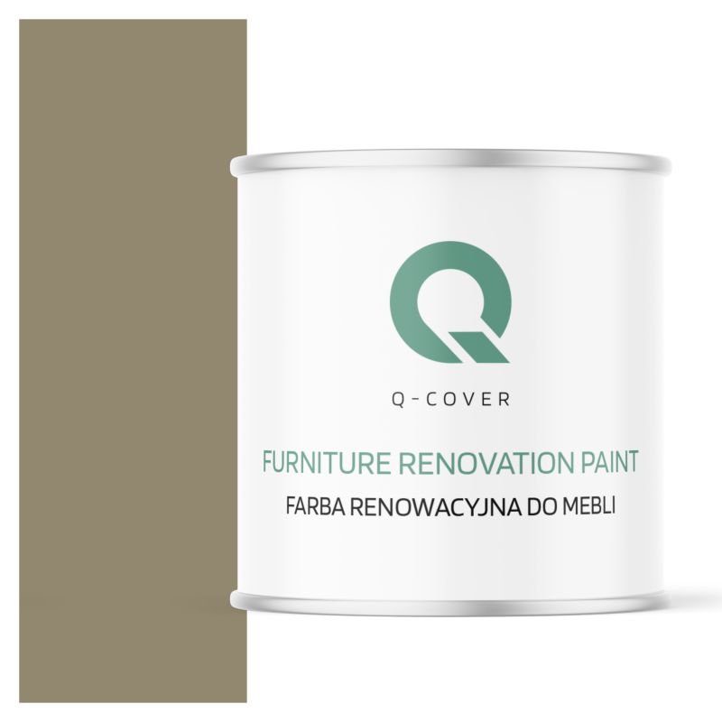 Farba Renowacyjna do Mebli Q-Cover Szaro-żółty RAL7034 Półmat 2.5L