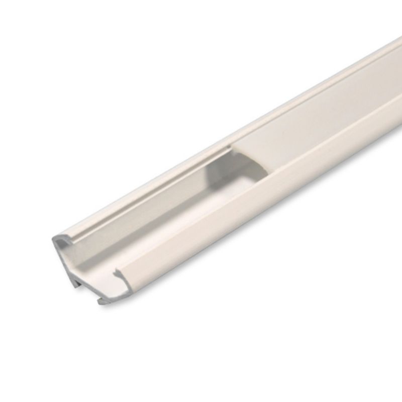 Profil LED MasterLED PCV narożny 22x12 Biały z mlecznym kloszem 2m 1 szt.