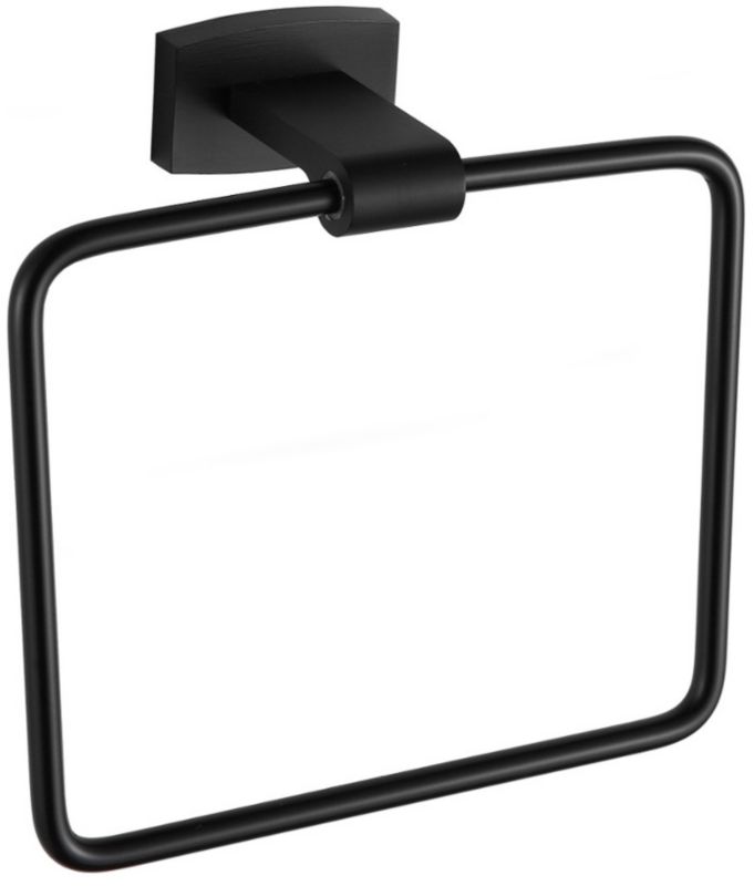 Wieszak na ręcznik Mexen Zoja czarny 20,6x14 cm 1 szt.