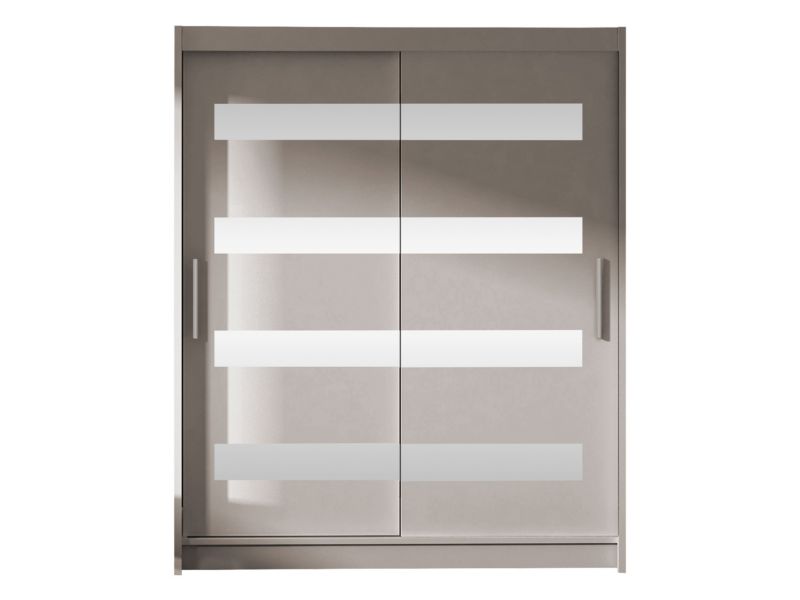Szafa MIRJAN 24 z drzwiami przesuwnymi Presto XIII kaszmir/lustro 1 szt.