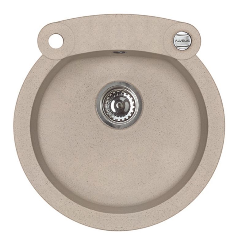 Zlewozmywak granitowy Alveus ROLL 10 kol. 22 piasek (fi51) 1-komorowy 1szt