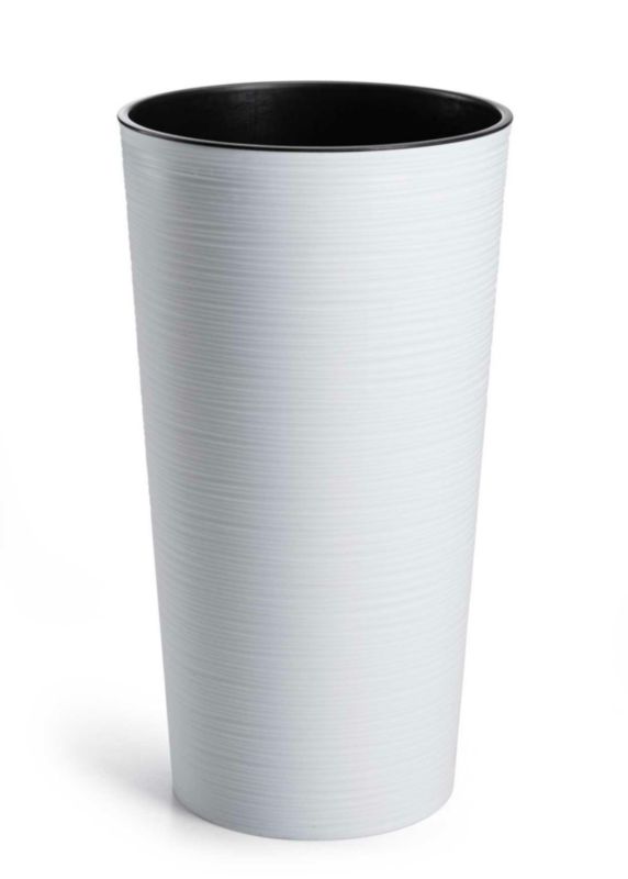 Donica HowHomely Tworzywo ECO Biała 25x46cm