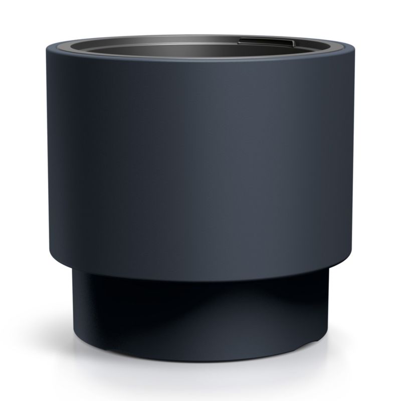 Doniczka EDANTI Ogrodowa 29,8 cm Okrągła Na Taras Do Domu Antracytowa 1 szt