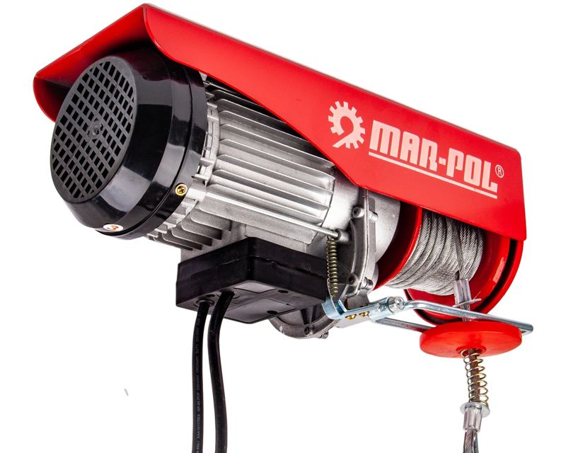 Wciągarka MAR -POL elektryczna linowa warsztatowa 800kg 1300W 1szt.