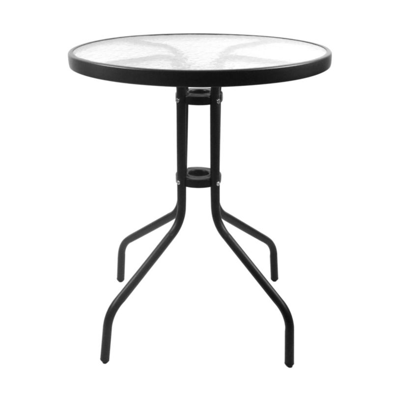 Stolik ogrodowy Sanico Goldlux okrągły KWARC 60cm czarny - 1 szt.