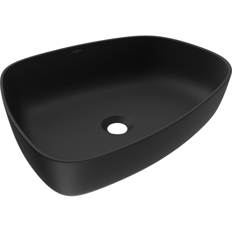 Umywalka nablatowa Mexen Ono czarna 51x39 cm 1 szt.