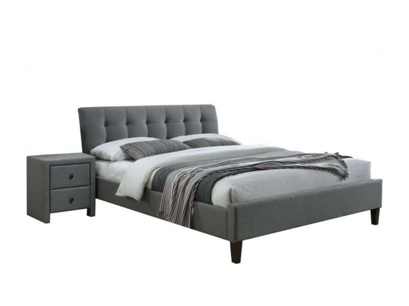 Łóżko Halmar SAMARA 2 160x200 szare 1 szt