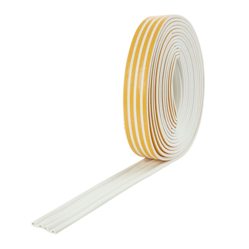 Uszczelka Diall profil P 24 m 9 mm biała