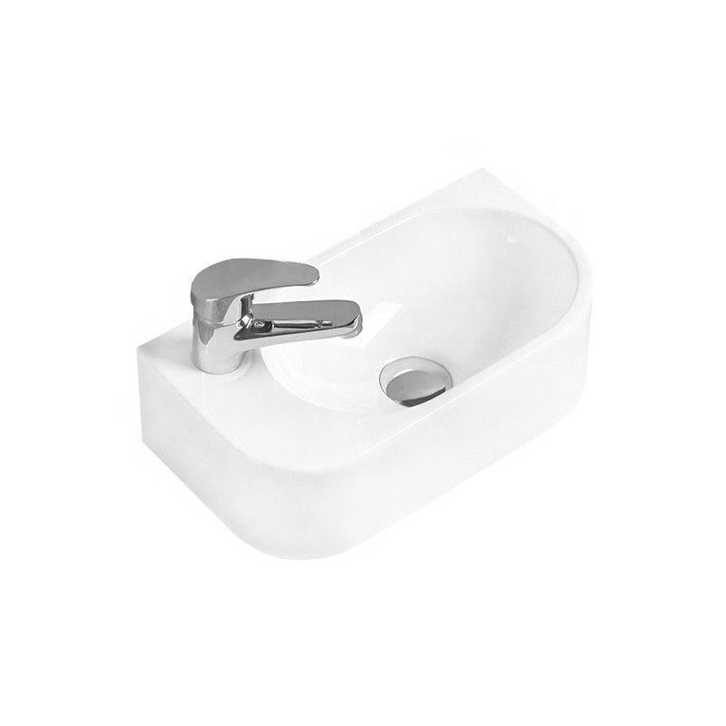 Umywalka nablatowa Mexen Viera biała 40x21 cm 1 szt.