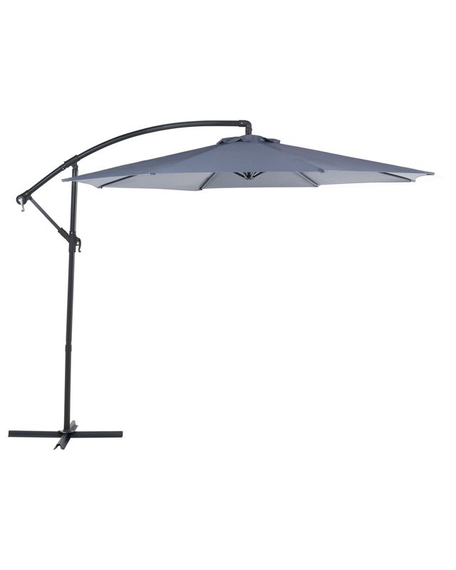 Parasol ogrodowy 300 cm szary Ravenna II 1 szt.