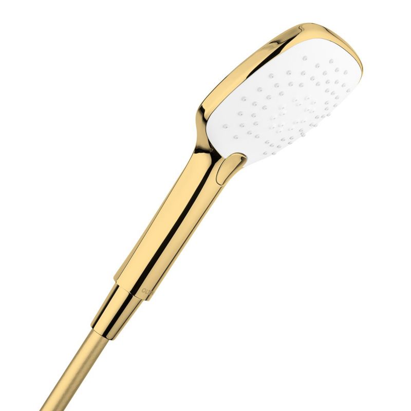 Słuchawka prysznicowa Oltens Driva EasyClick (S) 3-strumieniowa złoty połysk/biały 1 szt.