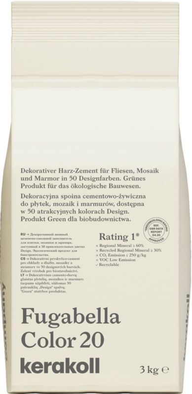 Fuga Kerakoll Fugabella Color 20 3 kg