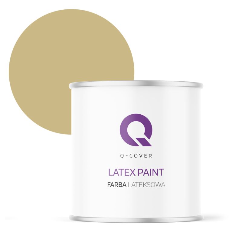 Farba Lateksowa Do Ścian i Sufitów Q-Cover Zgniła zieleń H2348 Głęboki Mat 2L