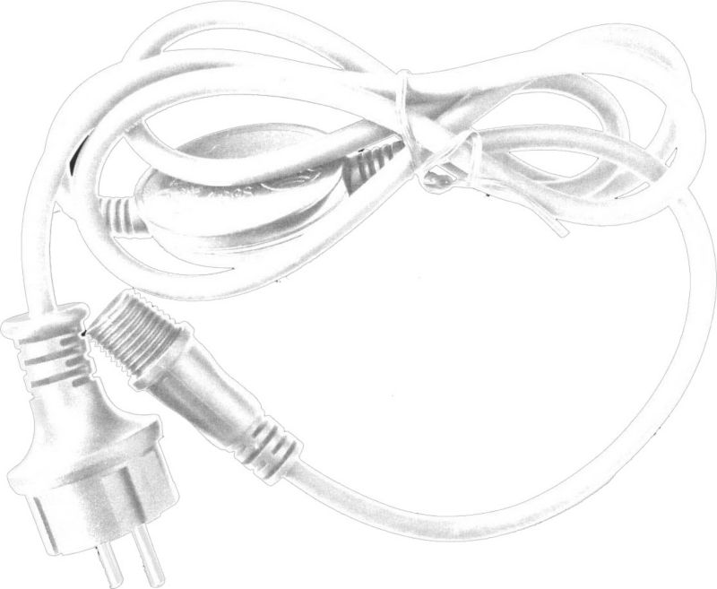 Przewód zasilający do LED Bulinex 230 V biały