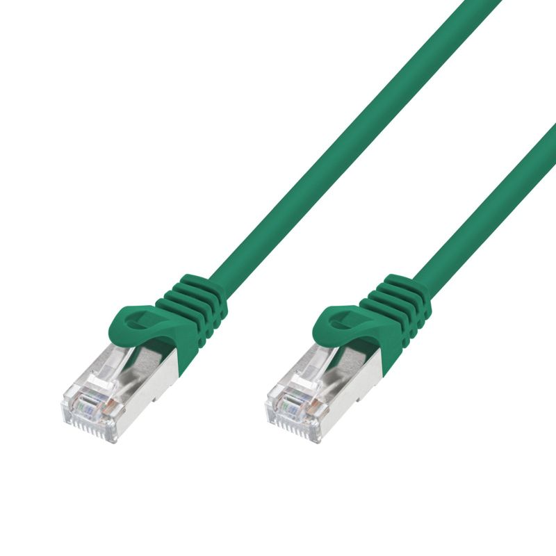 Patchcord LAN Extralink Kat.7 S/FTP 20m 20G Zielony Miedź Kabel sieciowy skrętka 1szt