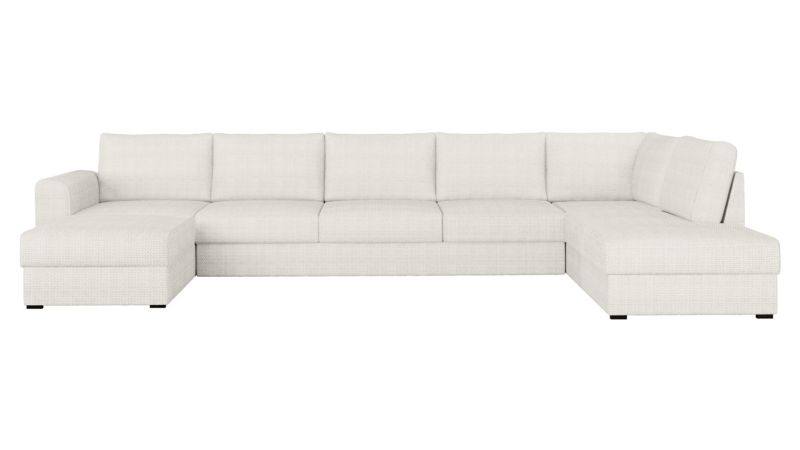 Narożnik z funkcją spania MIRJAN 24 Wilma Large prawy śmietankowy 1 szt.