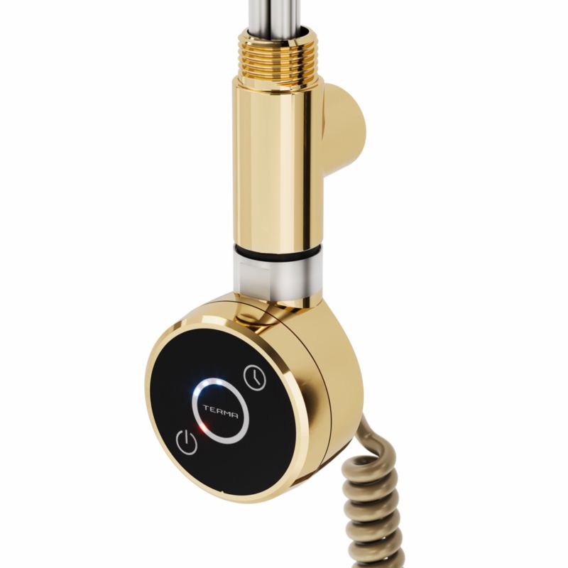Grzałka grzejnikowa Terma Dry 300 W trójnik złota