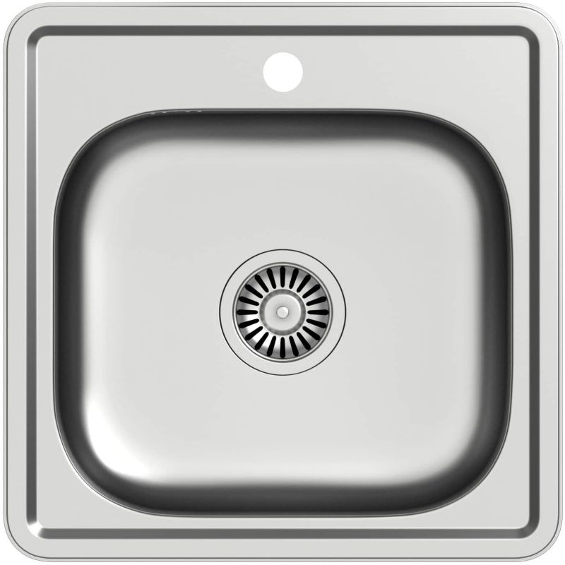 Zlewozmywak Quadron Joe 110 48x48 cm Stal Szlachetna 1-komorowy wpuszczany 1 szt.