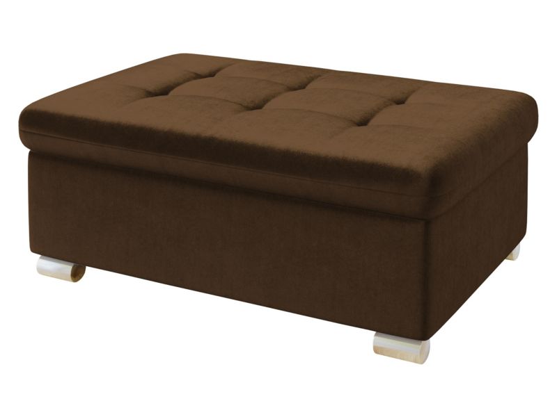 Pufa MIRJAN 24 Niko Duża brązowy aksamit 1 szt.