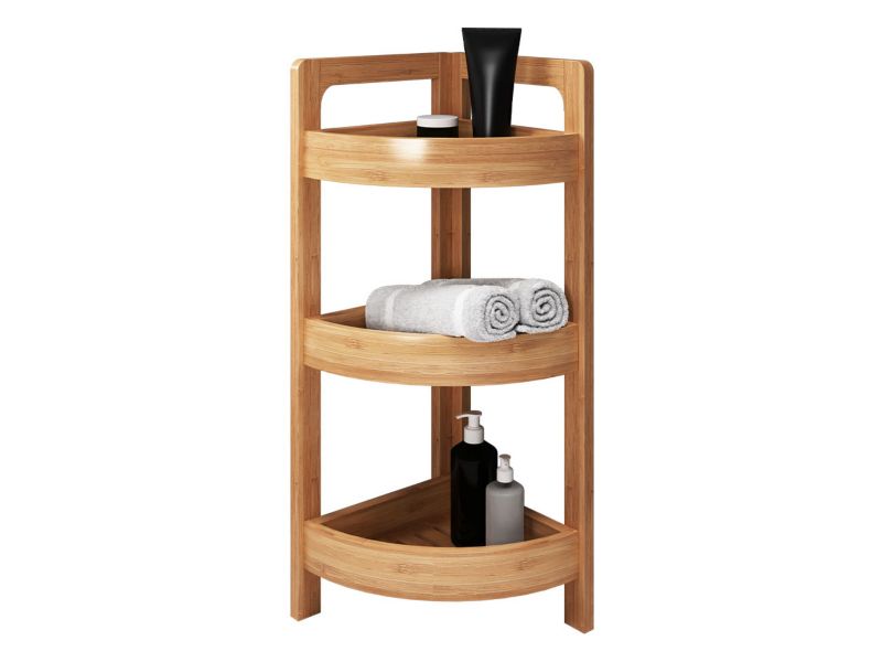 Regał MIRJAN 24 bambusowy do łazienki Loaria bambus 1 szt.