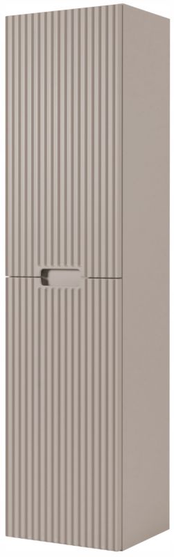 Szafka łazienkowa 136 cm Furnidea słupek wiszący kaszmir ryflowany MDF 2 drzwi VENA 1 szt.