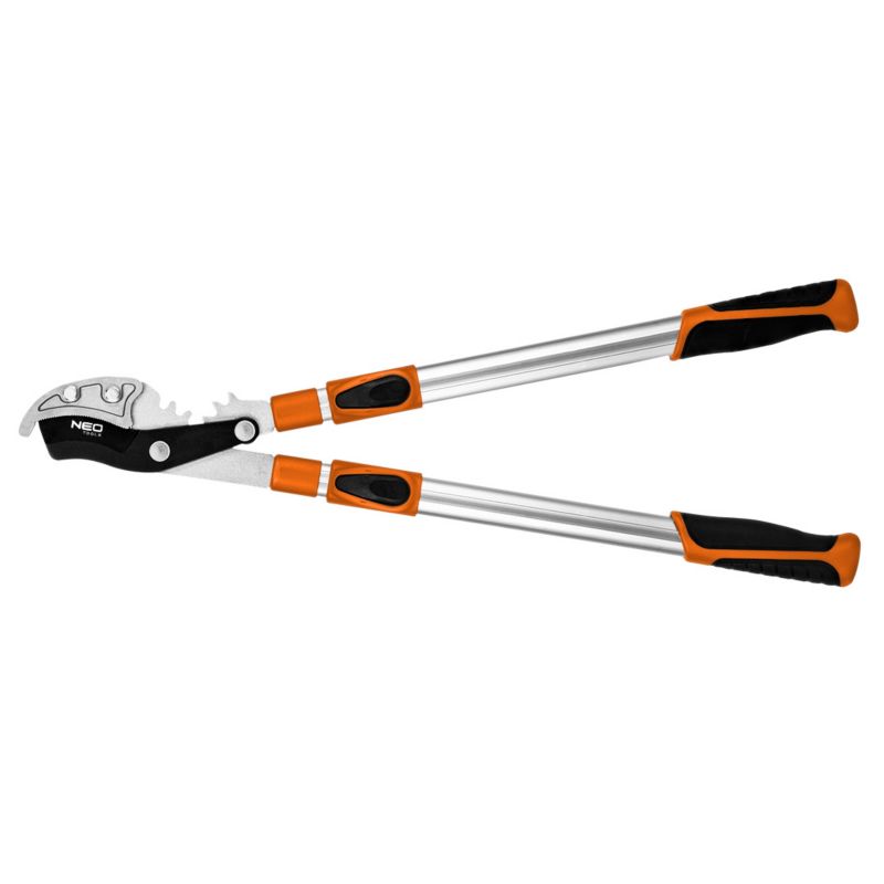 Sekator ogrodowy NEO TOOLS kowadełkowy do gałęzi 670 mm, zakres do 42 mm, przekładnia zwiększajaca siłe nacisku o 40%, 1 szt