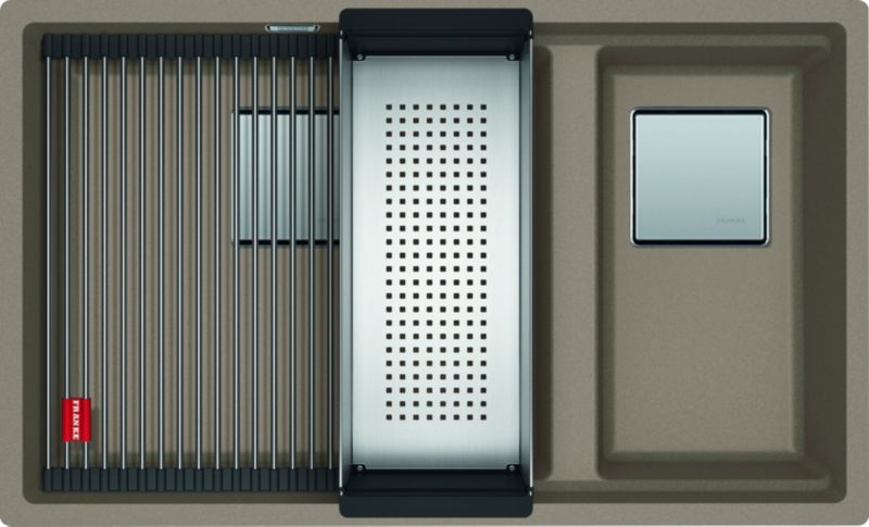 Zlewozmywak Franke Kanon KNG 120 1,5-komory 76x46 cm Fragranite cappuccino 1 szt.