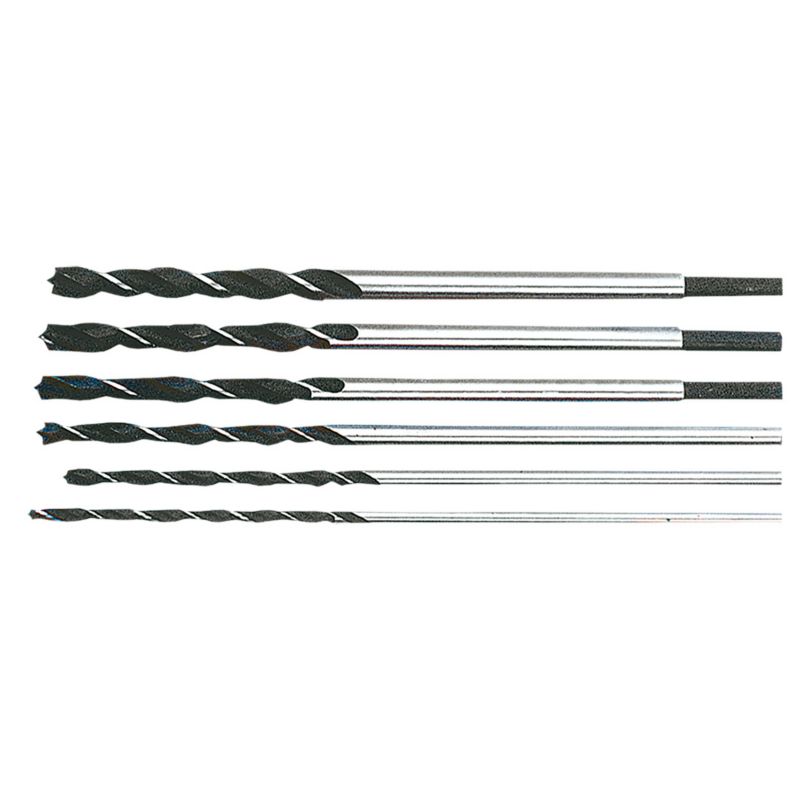 Wiertła do drewna spiralne Top Tools 6-14 mm, zestaw 6 szt 1 kpl