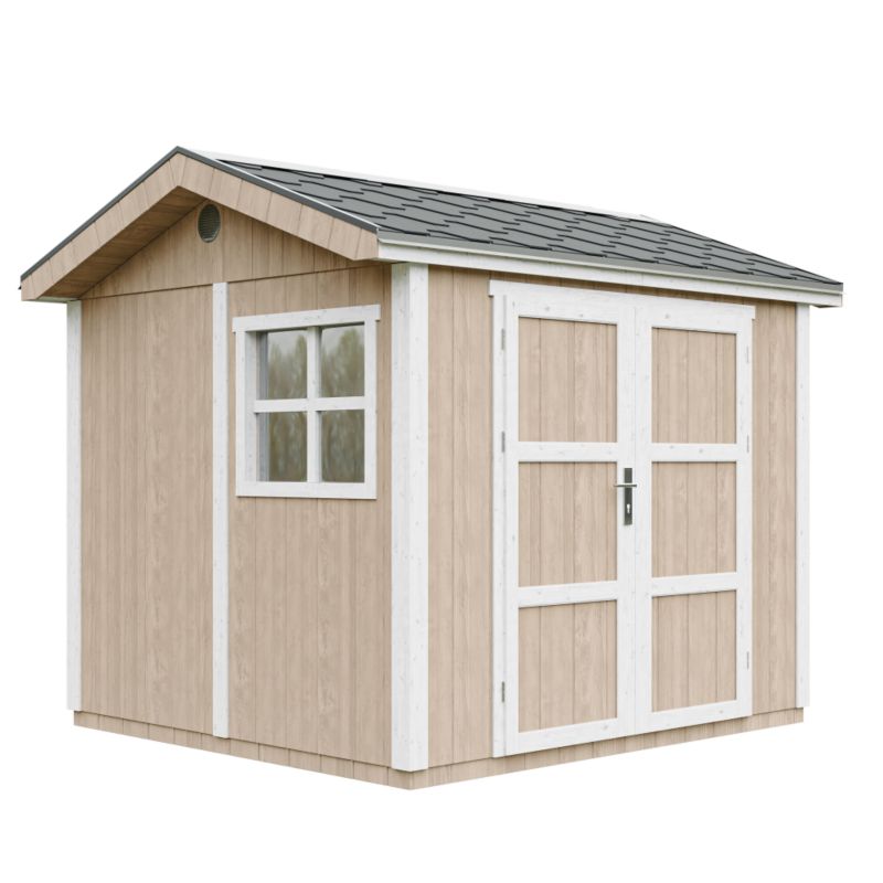 Domek ogrodowy TIMBELA M913A-TERRA BROWN 5,9 m² LP Smartside z podłogą i gontem bitumicznym 1 szt.