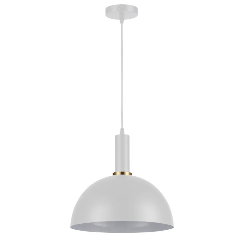 Lampa wisząca sufitowa MasterLED Koko E27 nowoczesna loft IP20 biało miedziana 1 szt.