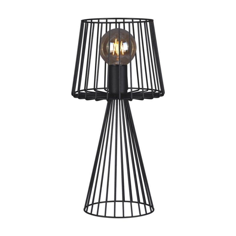 Lampka stołowa Kaja Soul czarna 1 x E27 x 60W IP20 wym: 42 x 20 x 20 cm metal - 1 szt.