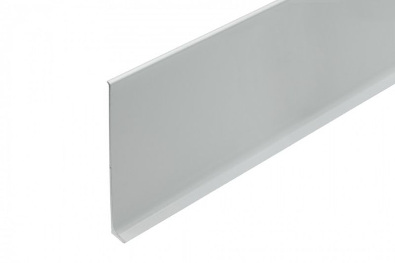Listwa aluminiowa Cezar szary jasny 10x100x2500mm 1 szt.