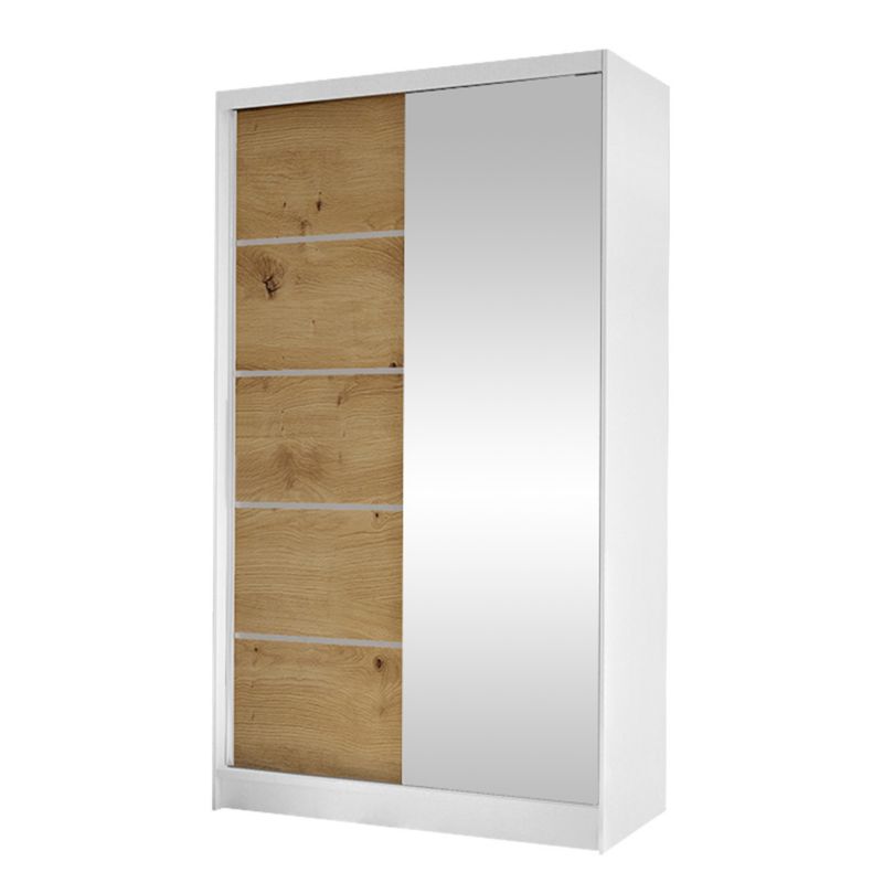 Szafa MIRJAN 24 z drzwiami przesuwnymi Diego III biały/dąb artisan 1 szt.