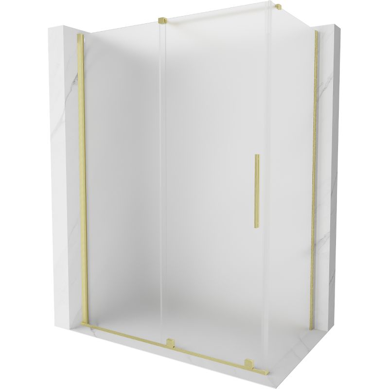 Kabina prysznicowa prostokątna Mexen Velar szron i złoty szczotkowany 1 szt.