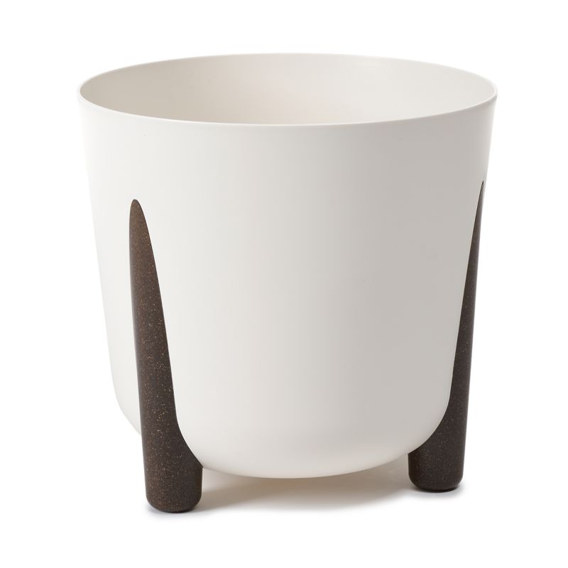 Donica HowHomely Tworzywo ECO Biała 25cm