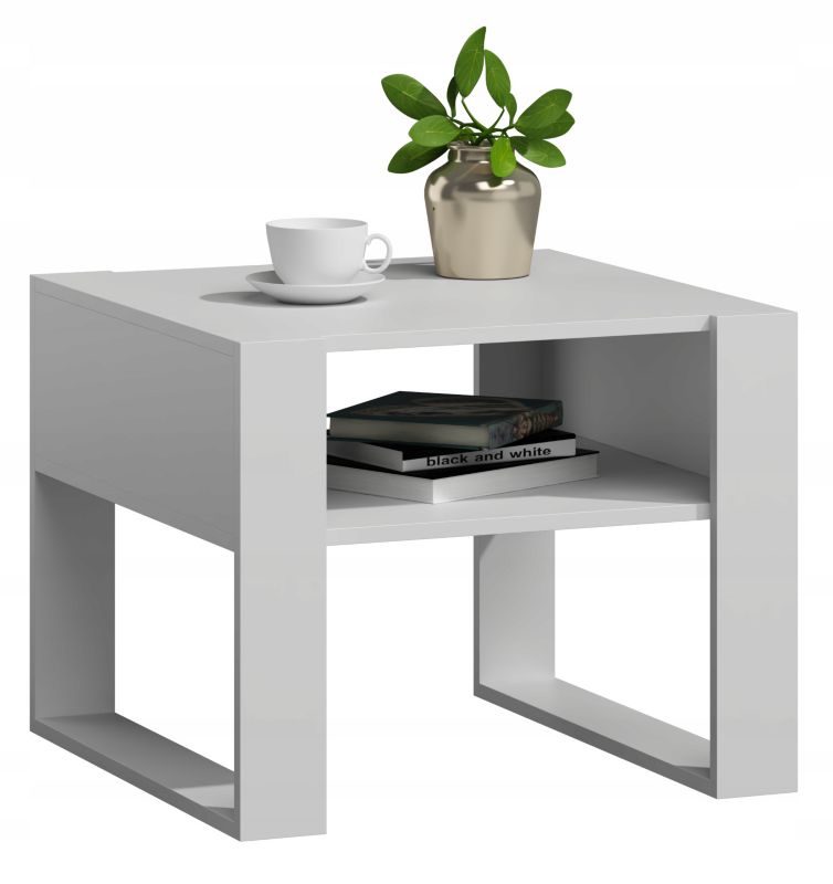 Ława Matkam stolika KAJA Kwadrat 60 cm Per biały 1 szt.