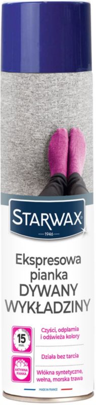 Ekspresowa pianka do dywanów i wykładzin Starwax 600 ml