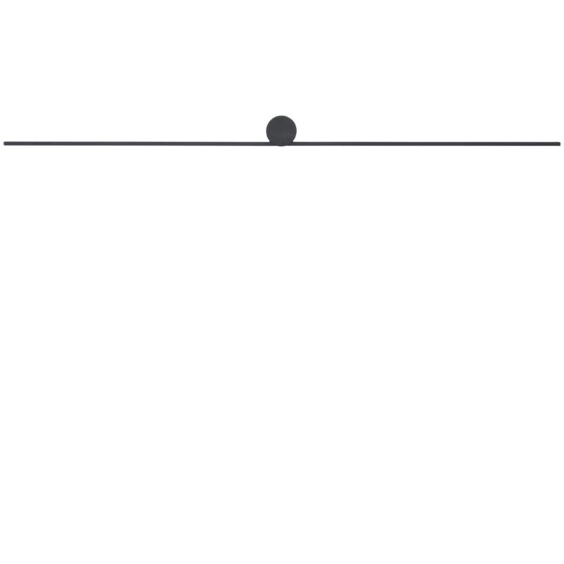 Kinkiet ścienny Nowodvorski Lighting Spin czarny nad lustro LED 16W 4000K 630lm IP20 wym: 5,5 x 120 x 12,5 cm - 1 szt.