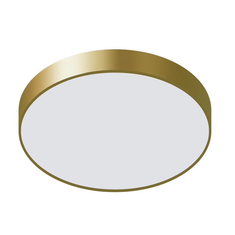 Plafon sufitowy Italux Orbital złoto-biały LED 30W 3000K 1800lm IP20 wym: 6 x 40 x 40 cm akryl - 1 szt.