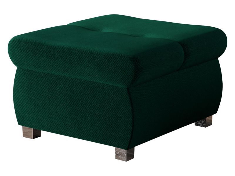 Pufa MIRJAN 24 Orkan Mała plusz butelkowa zieleń 1 szt.