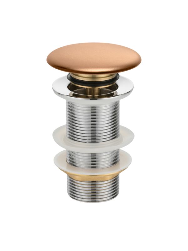 Korek click-clack Uptrend F008-GU18, złoty mat, bez przelewu 1 szt.