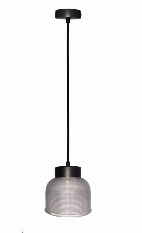 Lampa sufitowa wisząca Candellux Liverpool 2761 czarno-szara szerokość 14.5 cm 1xE27 x 40W 1 szt.