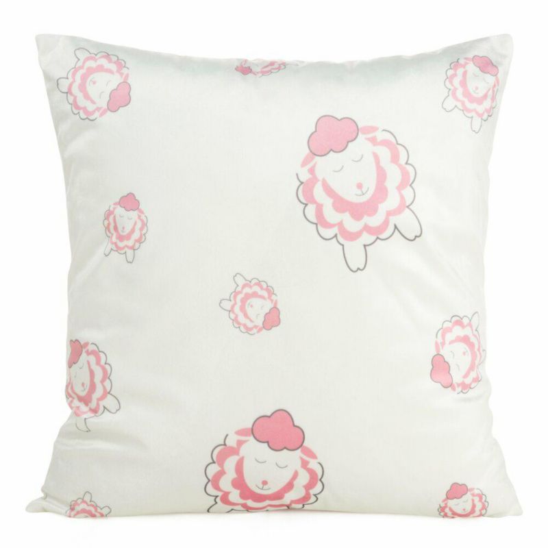 Poszewka Kids/4 Eurofirany dekoracyjna na poduszkę 45x45 cm Baranki Ecru 1 szt.