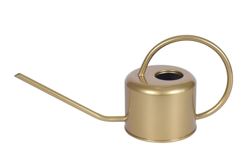 Konewka metalowa 1 l złota