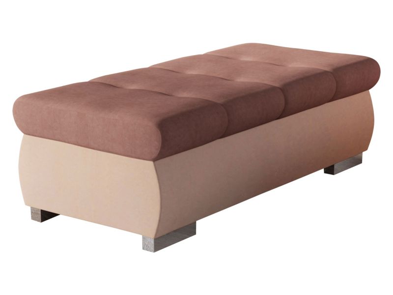 Pufa MIRJAN 24 Orkan Duża morelowy/pudrowy róż 1 szt.