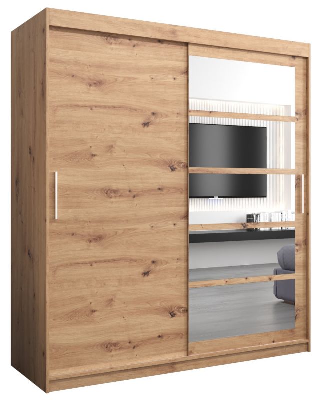 Szafa przesuwna Abiks ROMA 1 180 artisan + artisan 1 szt.