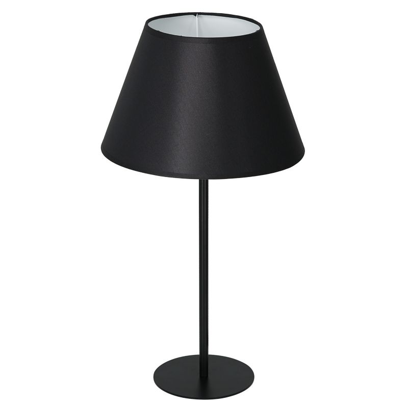 Lampka stołowa Luminex Arden czarny mat-biała 1 x E27 x 15W IP20 wym: 56 x 30 x 30 cm metal - 1 szt.