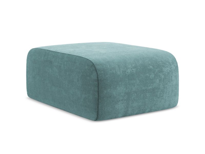 Pufa LaMiaSofa CERVO z tkaniny szenilowej 72x94 cm jeans 1 szt.